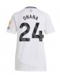 Billige Aston Villa Amadou Onana #24 Bortedrakt Dame 2024-25 Kortermet